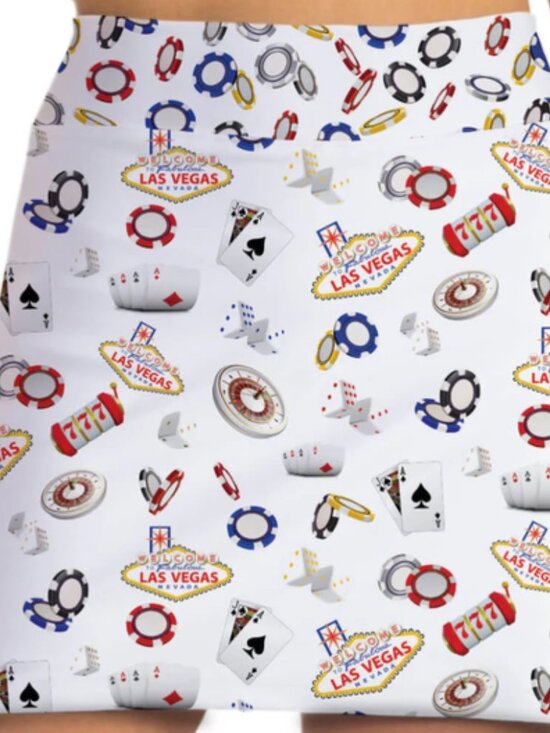 Skort Obsession Pants - Viva Las Vegas Skort